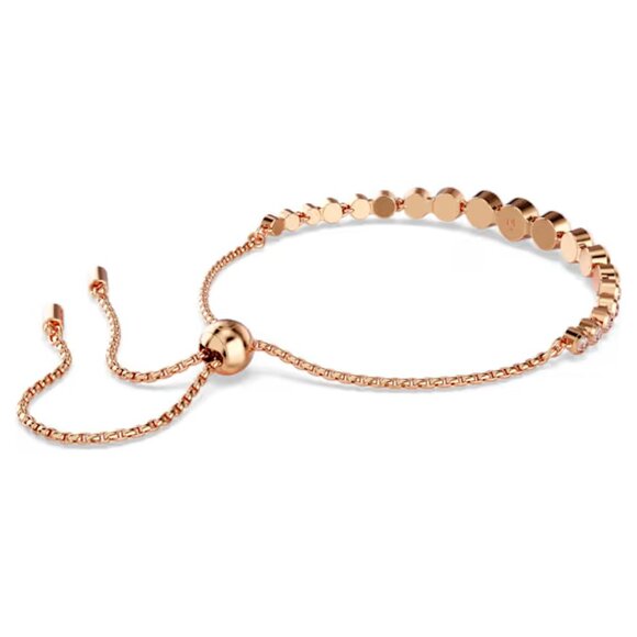 SWAROVSKI Imber Tennis bracelet Mixed round cuts, Pink, Rose gold-tone plated - Picture 5 of 12